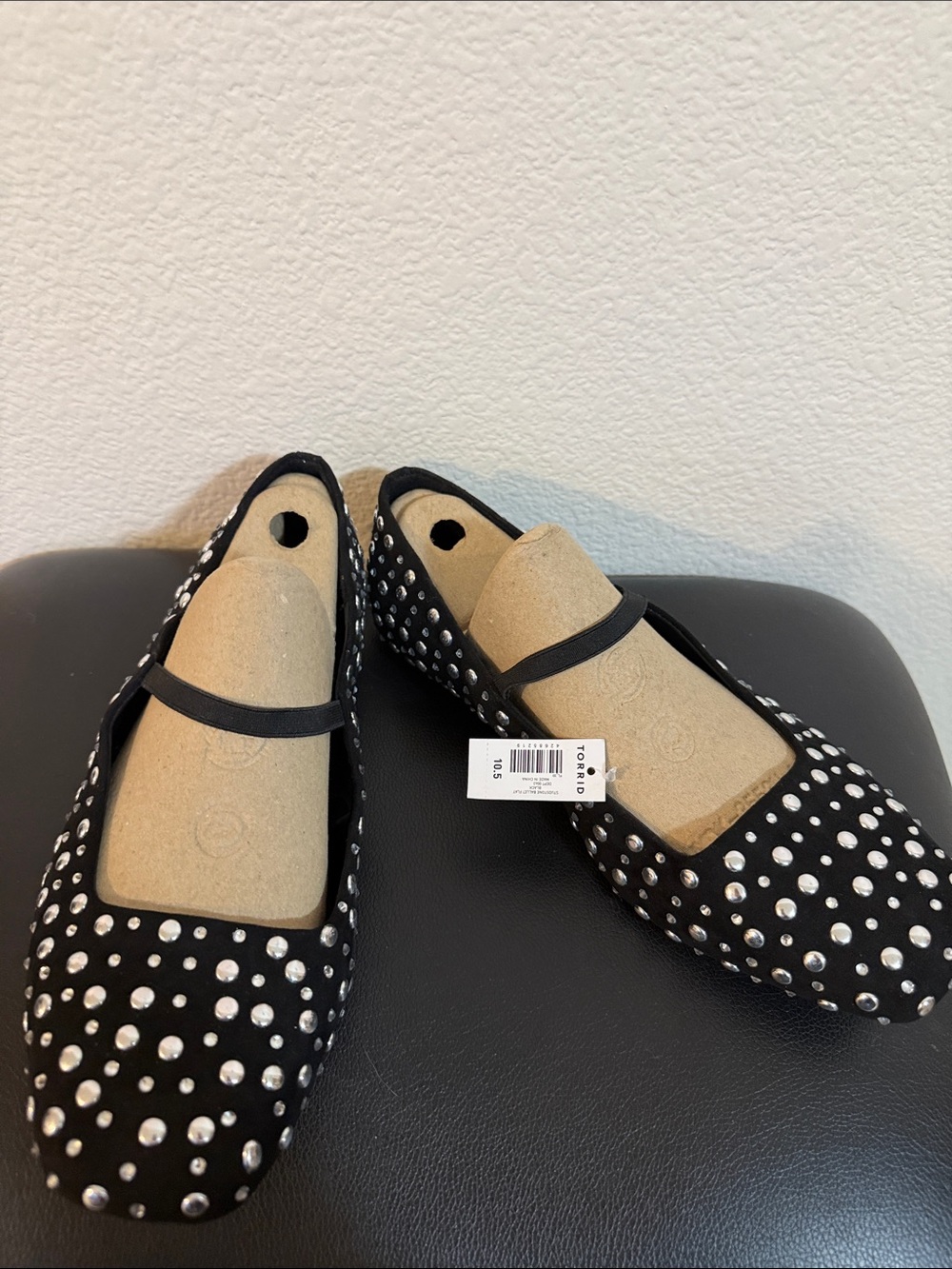 torrid Black Studded Mary Jane Flats